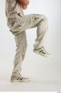 Lyle  1 beige cargo pants beige sneakers casual dressed…